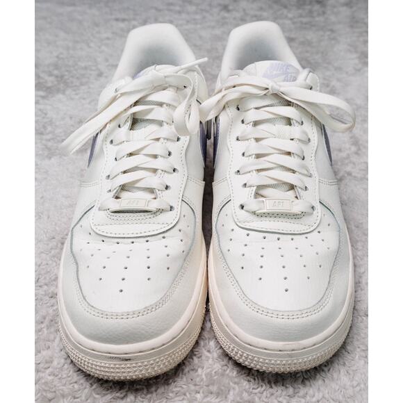 Nike Air Force 1 '07 Sail Oxygen Purple Sneakers Womens Size 10 DV7470-100 - Picture 2 of 13